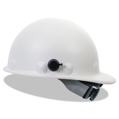 P2A HARD HAT WHITE RATCHET W/ QUICKLOK